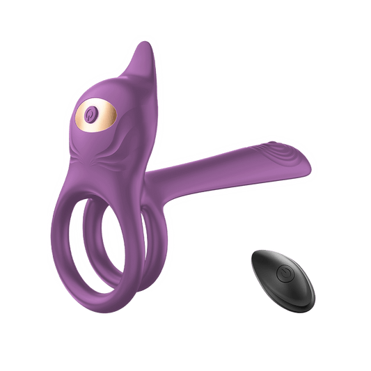 3 in 1 Multifunctional Penis Cock Ring with 10 Vibrating Modes