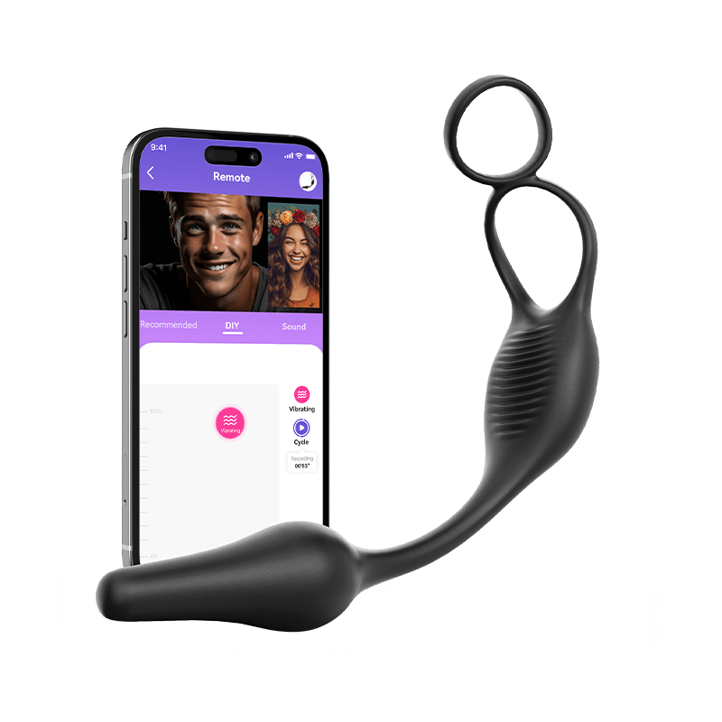 ARCHIE 3 in 1 Prostate Massager Butt Plug with Double Ring