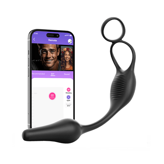 ARCHIE 3 in 1 Prostate Massager Butt Plug with Double Ring