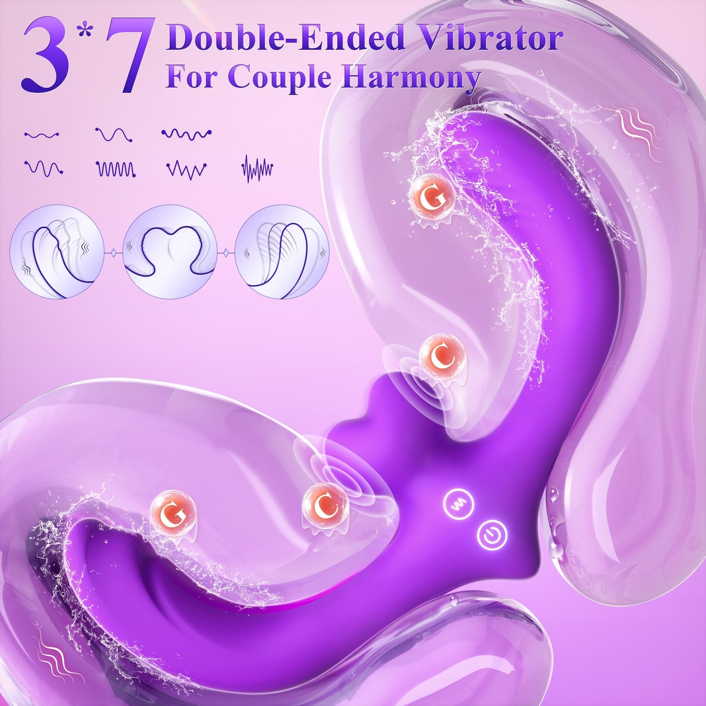 BETSY| Multi Playing Double-Ended Vibrator for Couple Foreplay