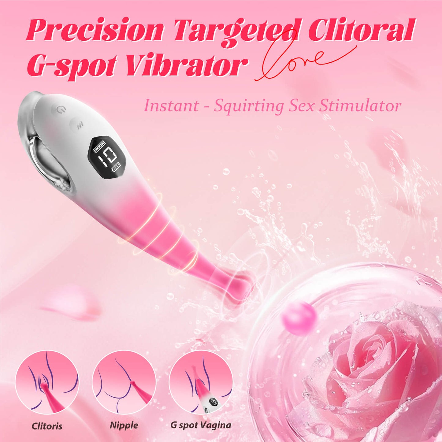 YDB| Female Personal Clitoral Massager Vibrator Wand Sex Toy
