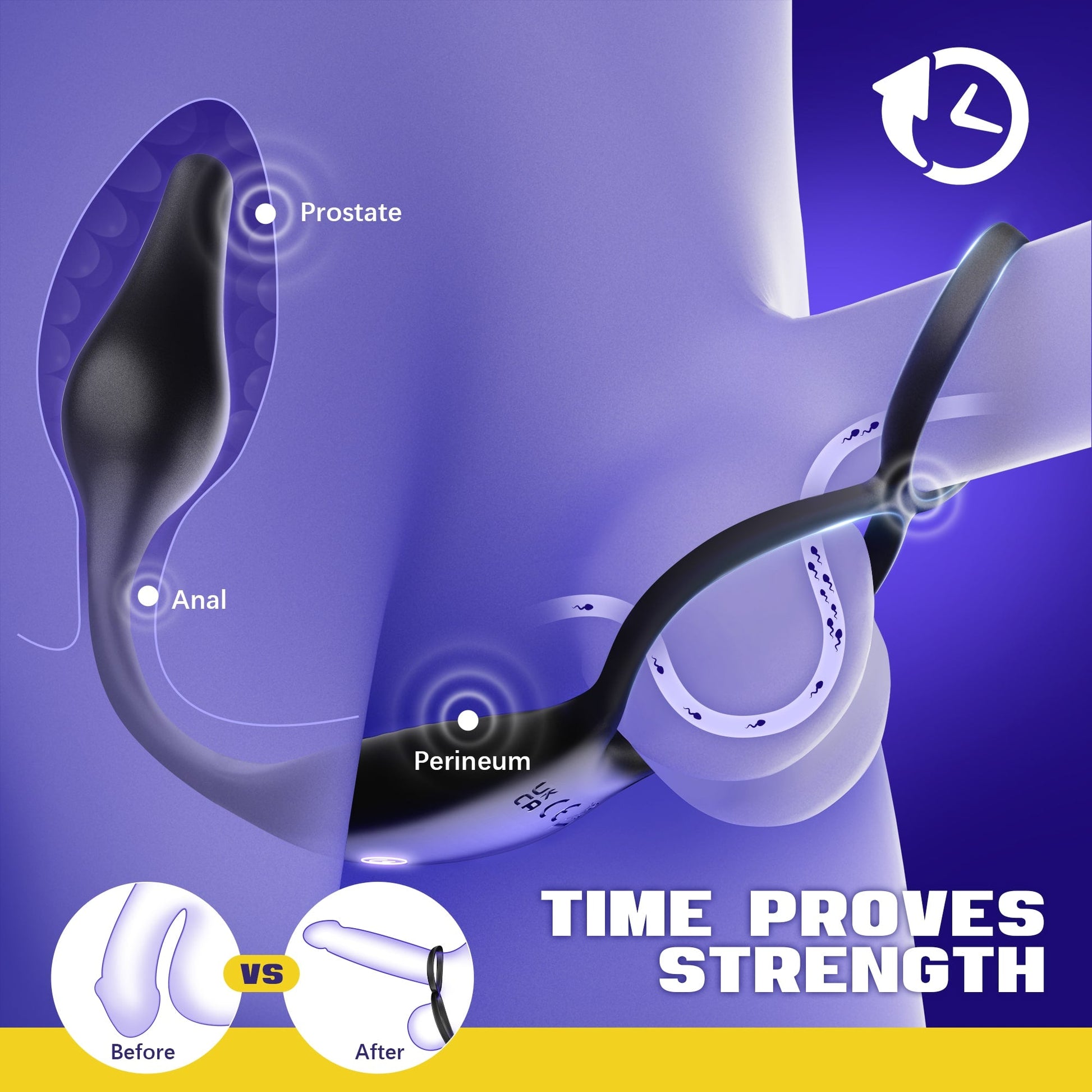 3 in 1 Prostate Massager Butt Plug