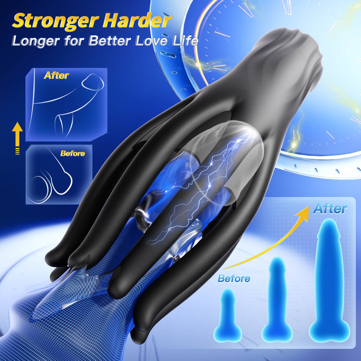 TALONS 2 in 1 Male Vibrating Penis Trainer Sex Toy