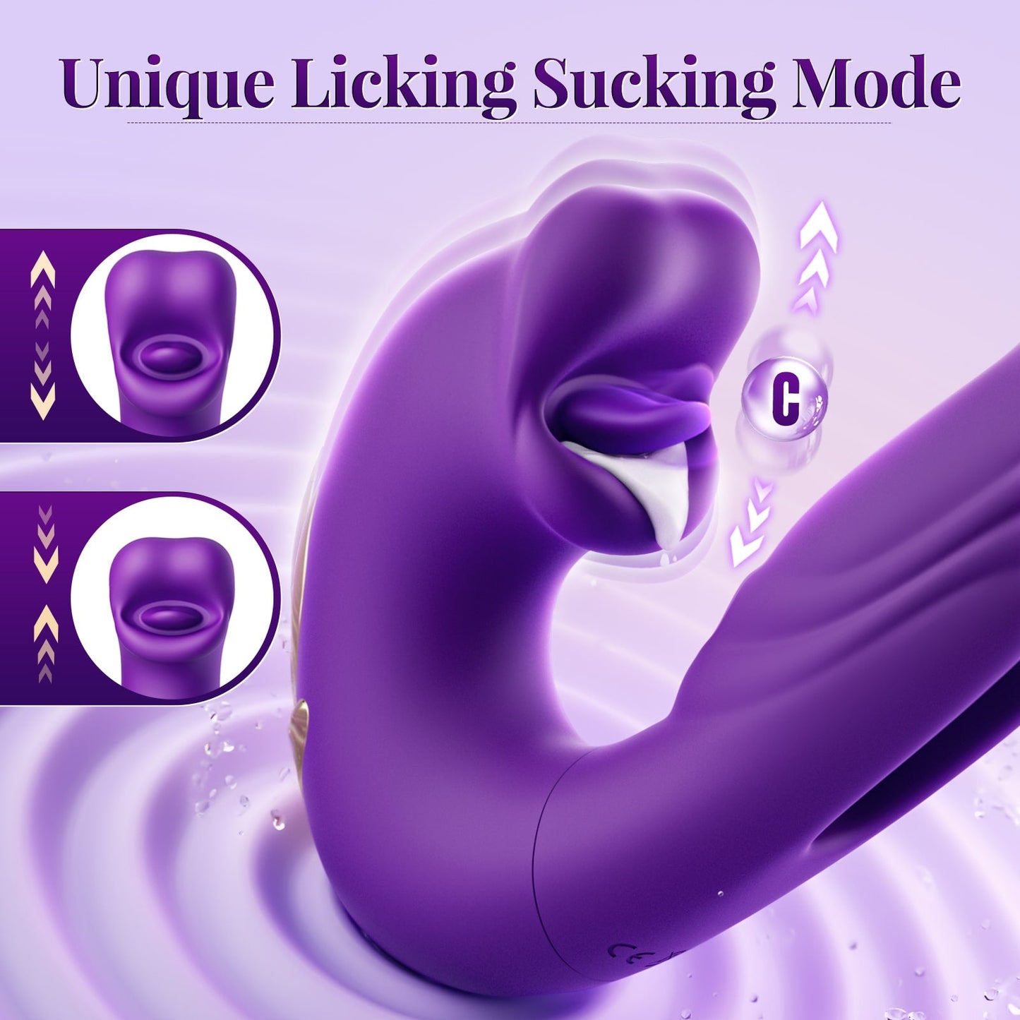 KOXTEN| 2024 New Upgraded Flapping and Licking Suction Sex Toy Vibrator