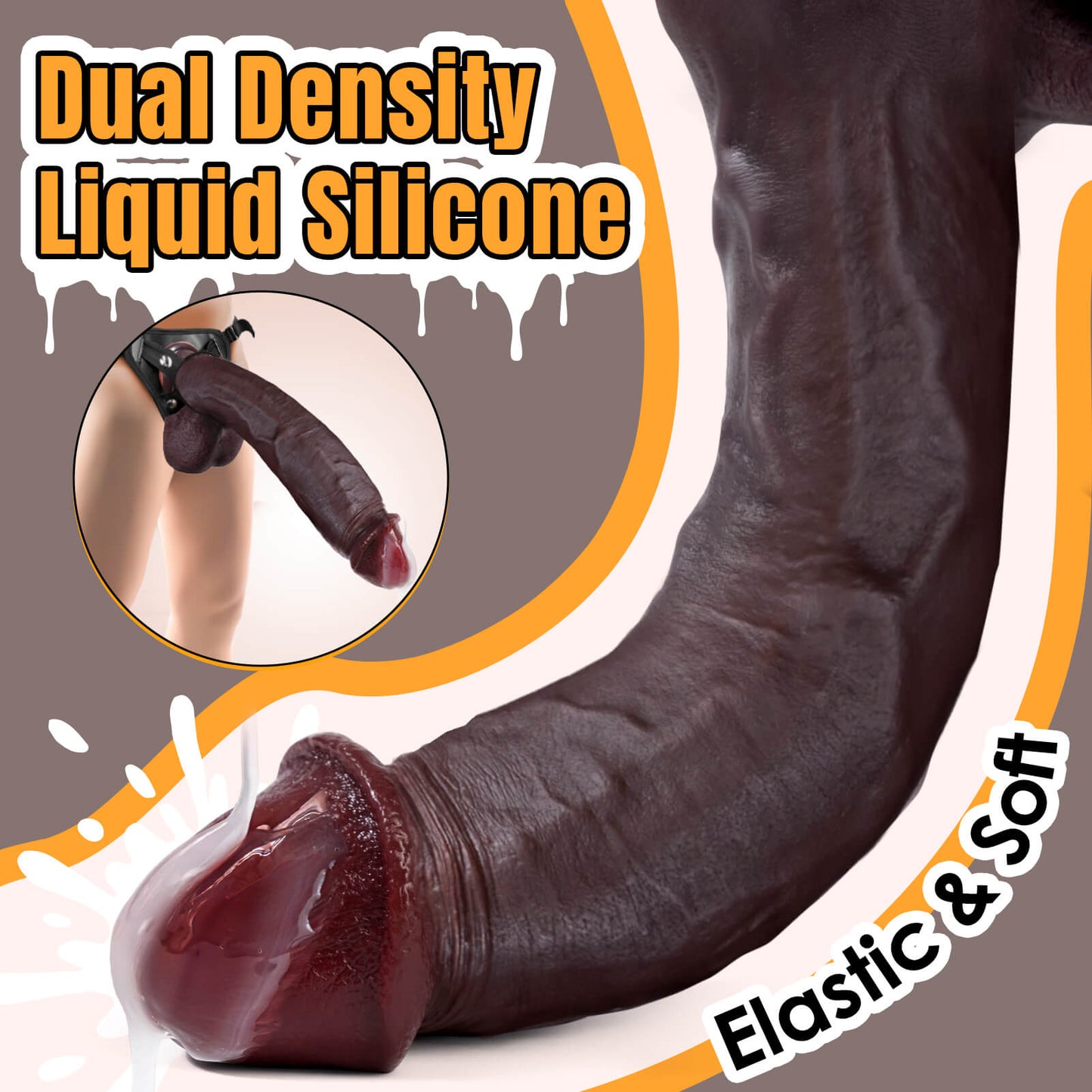 CAESAR| Huge Silicone Realistic Dildo with Suction Cup