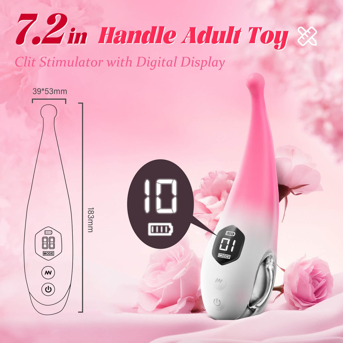 YDB| Female Personal Clitoral Massager Vibrator Wand Sex Toy