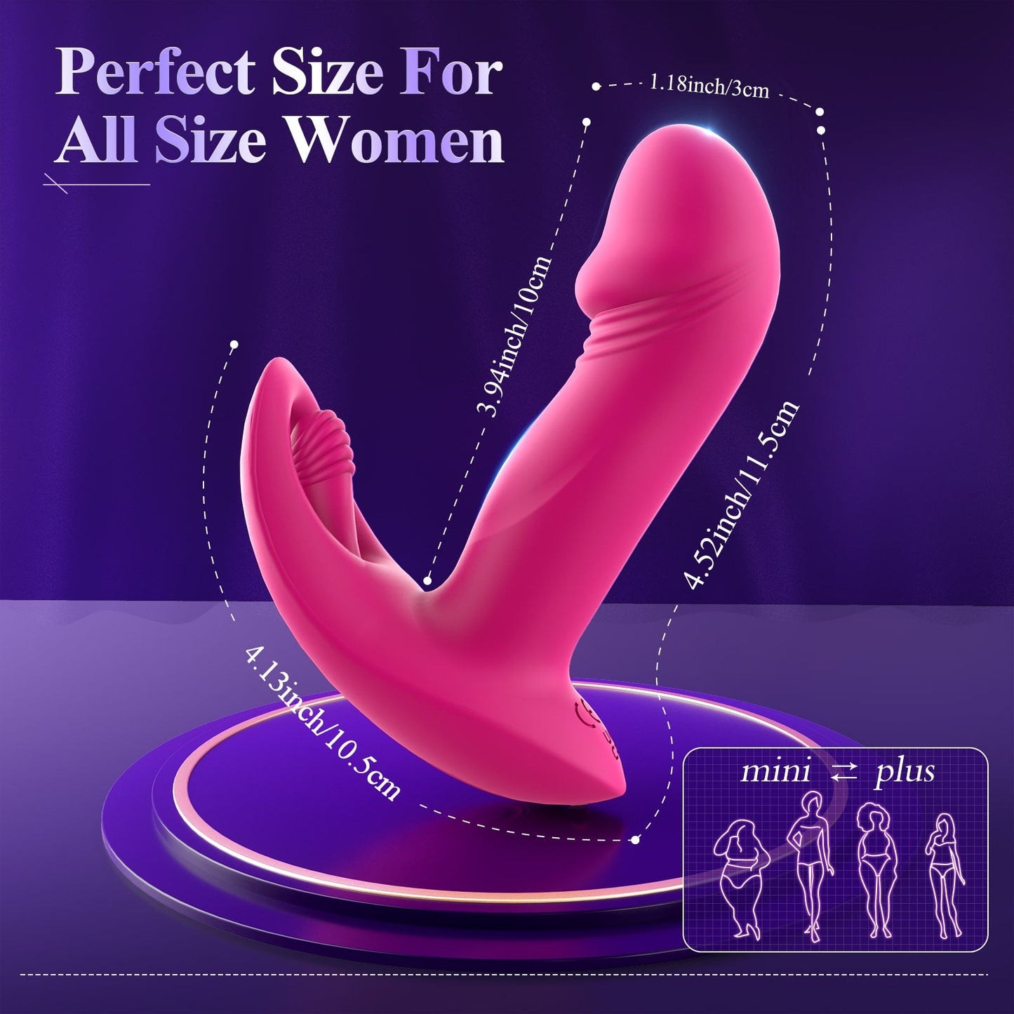APP Control 3 in 1 Strong Stimulation Vibrator
