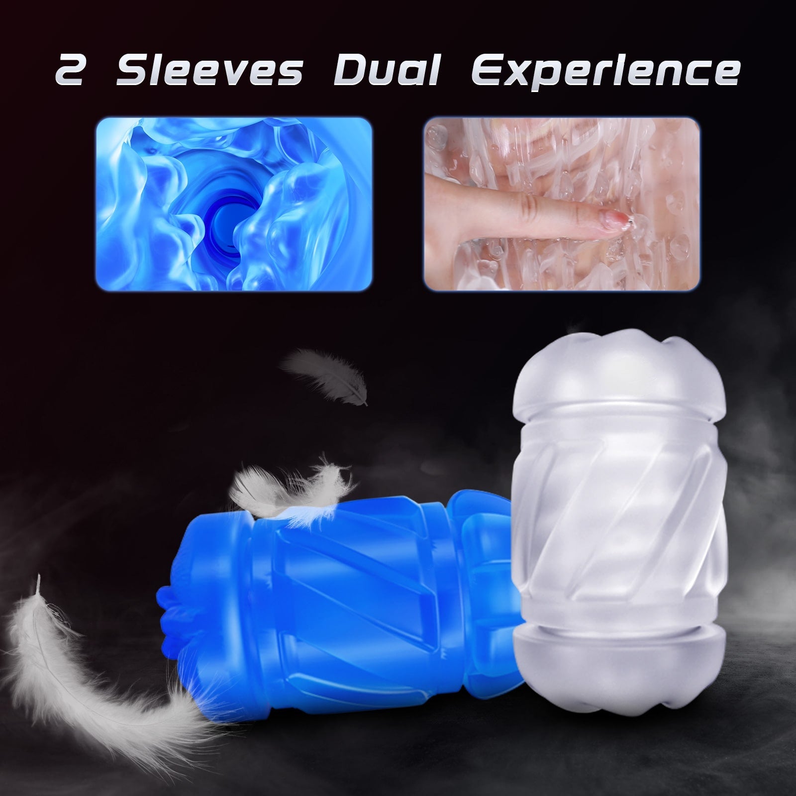 Upgraded 12cm Ultra-Long Telescopic Male Masturbation Cup