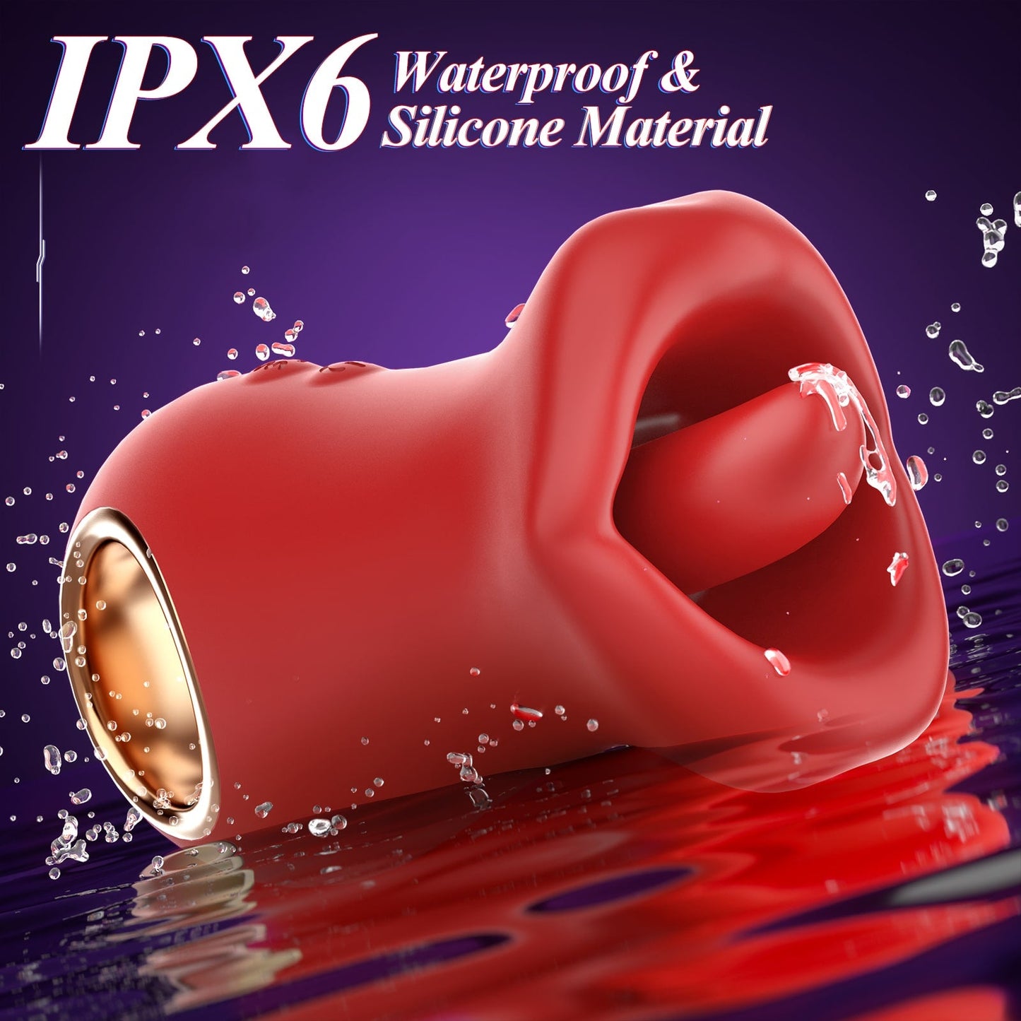 ABBY 3 in 1 Kissing and Licking Female Vibrator