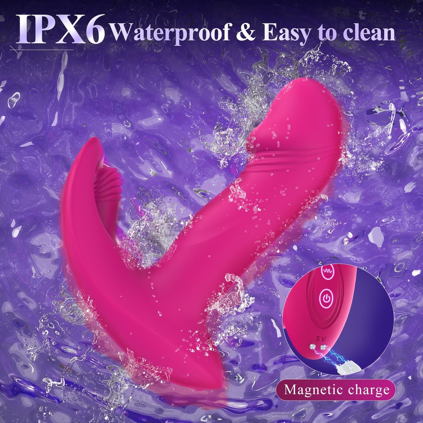 APP Control 3 in 1 Strong Stimulation Vibrator