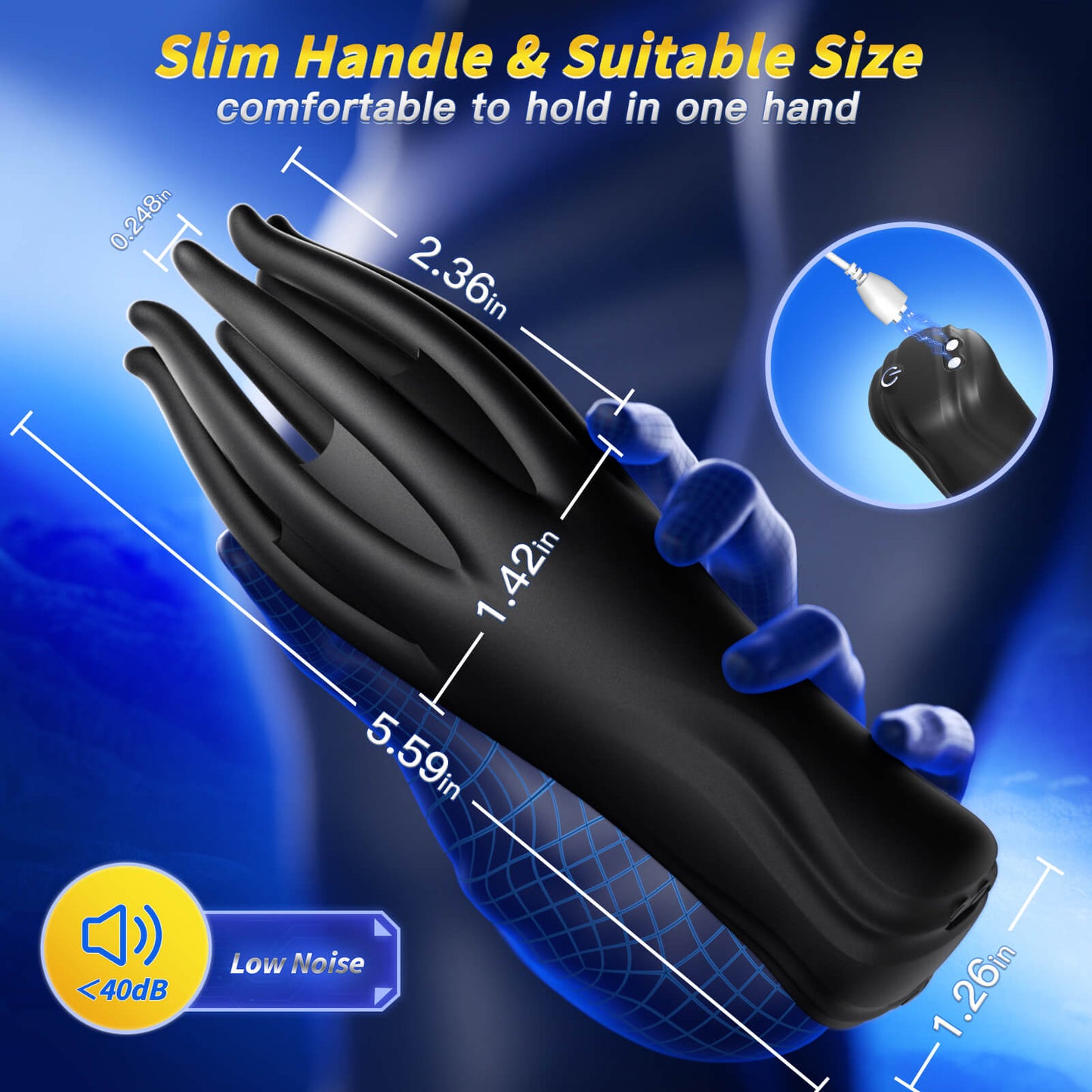 TALONS 2 in 1 Male Vibrating Penis Trainer Sex Toy