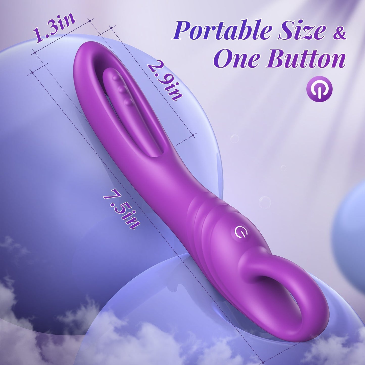 MANNA| Hollow Design G-Spot Flapping and Vibrating Stimulator Sex Toy
