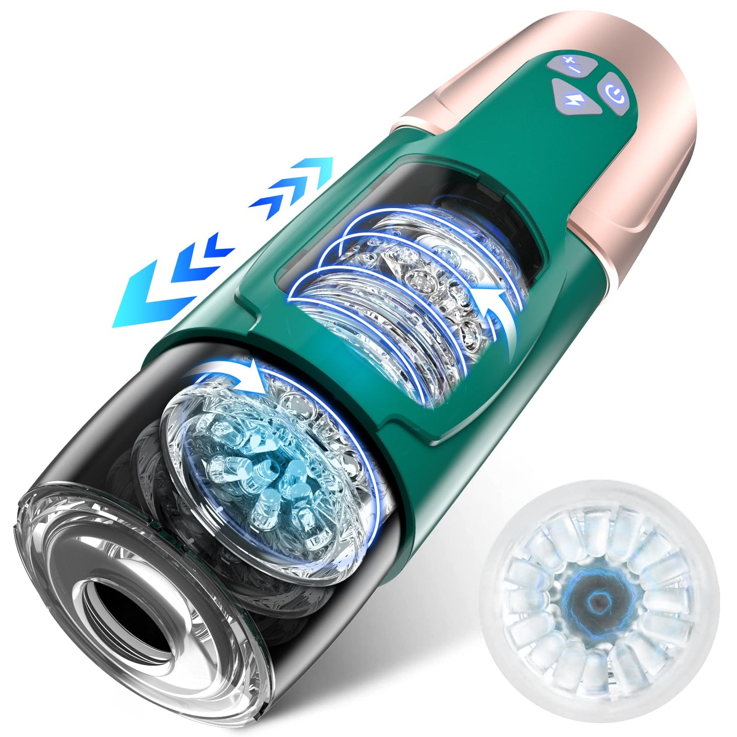 DARK KNIGHT | 360°Rotation Thrusting Male Masturbator