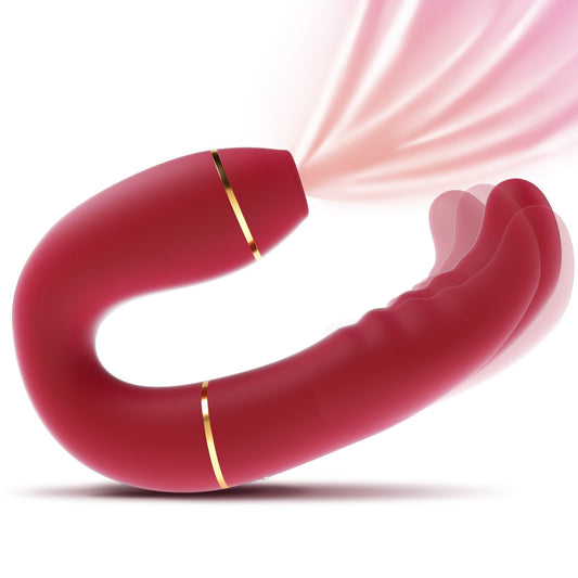 Innovative 9 Sucking & Pulsing Action Clitoral Sucking Vibrators for Woman