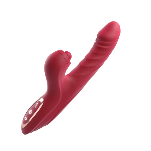 CHERLY|4 in 1 G Spot thrusting & sucking vibrator Clitoral Stimulator