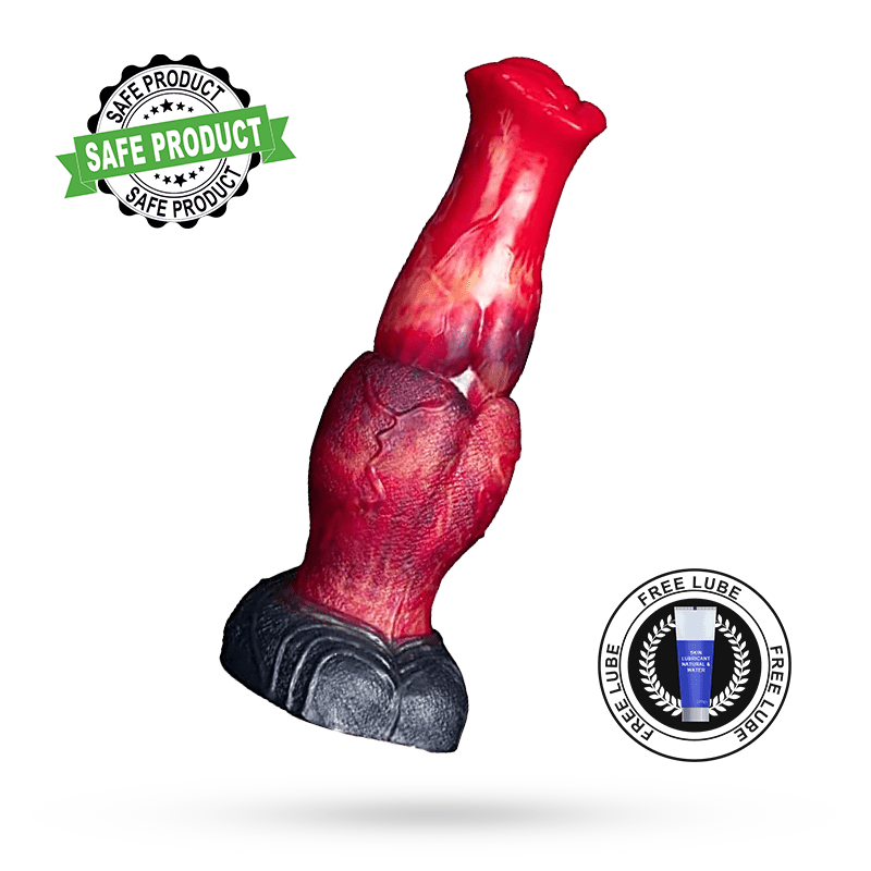 9.2in Horse G-Spot Dildo with Soft Flexible Suction Cup