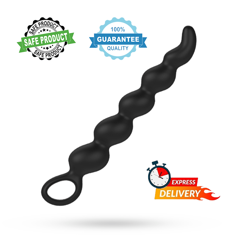 Long Unique Flexible Gay 9'' Anal Beads Butt Plug