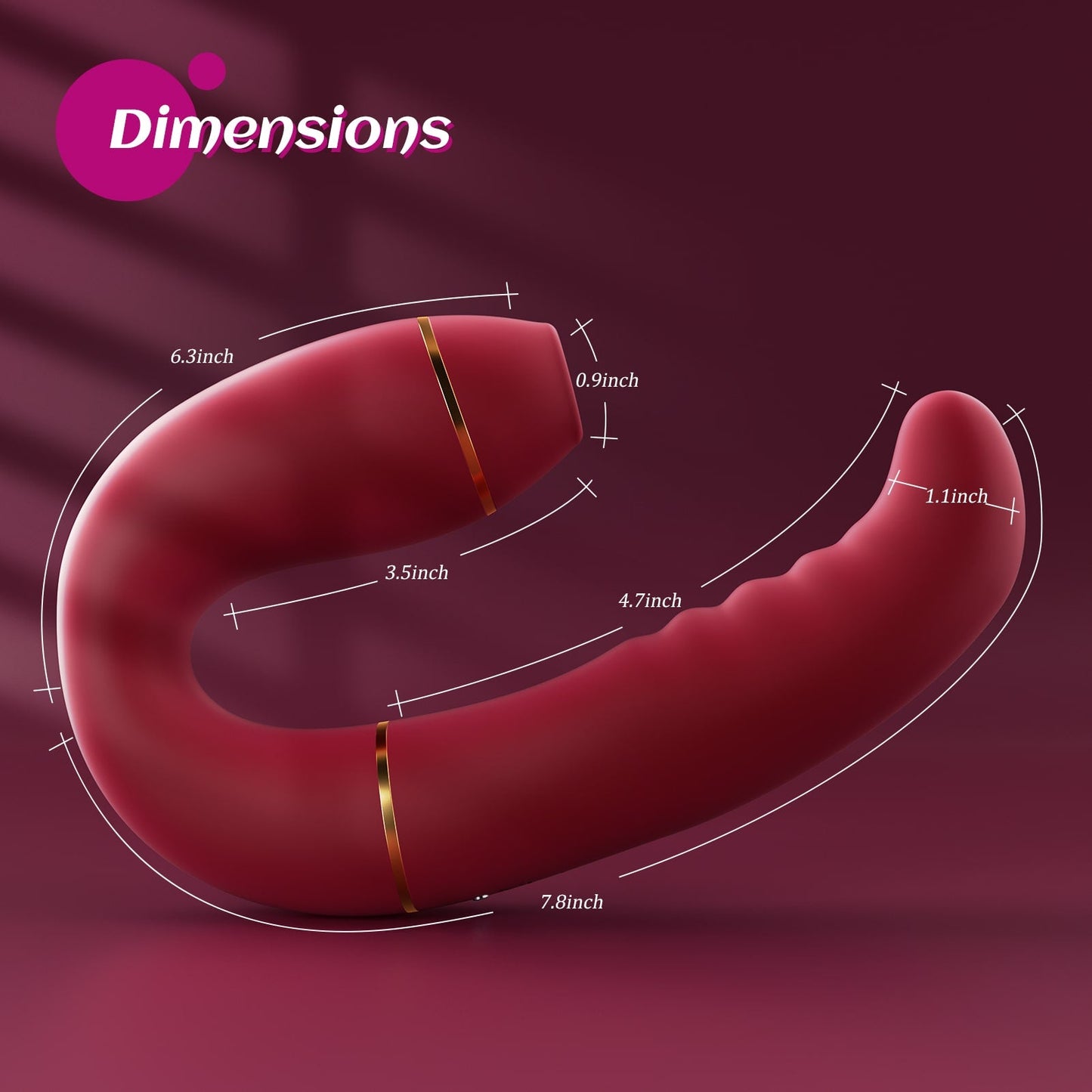 Innovative 9 Sucking & Pulsing Action Clitoral Sucking Vibrators for Woman