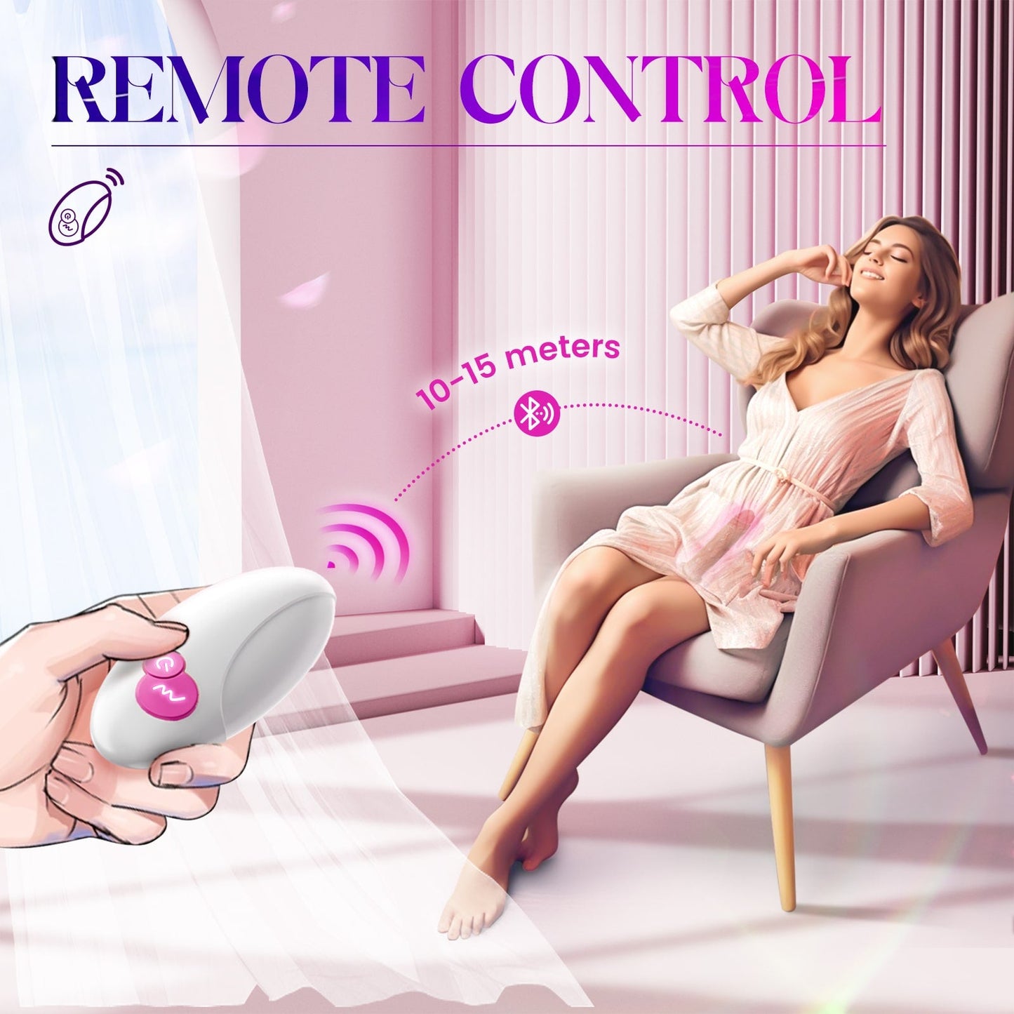 8.27in Realistic Glowing Dildo Vibrator with 4 Light Modes