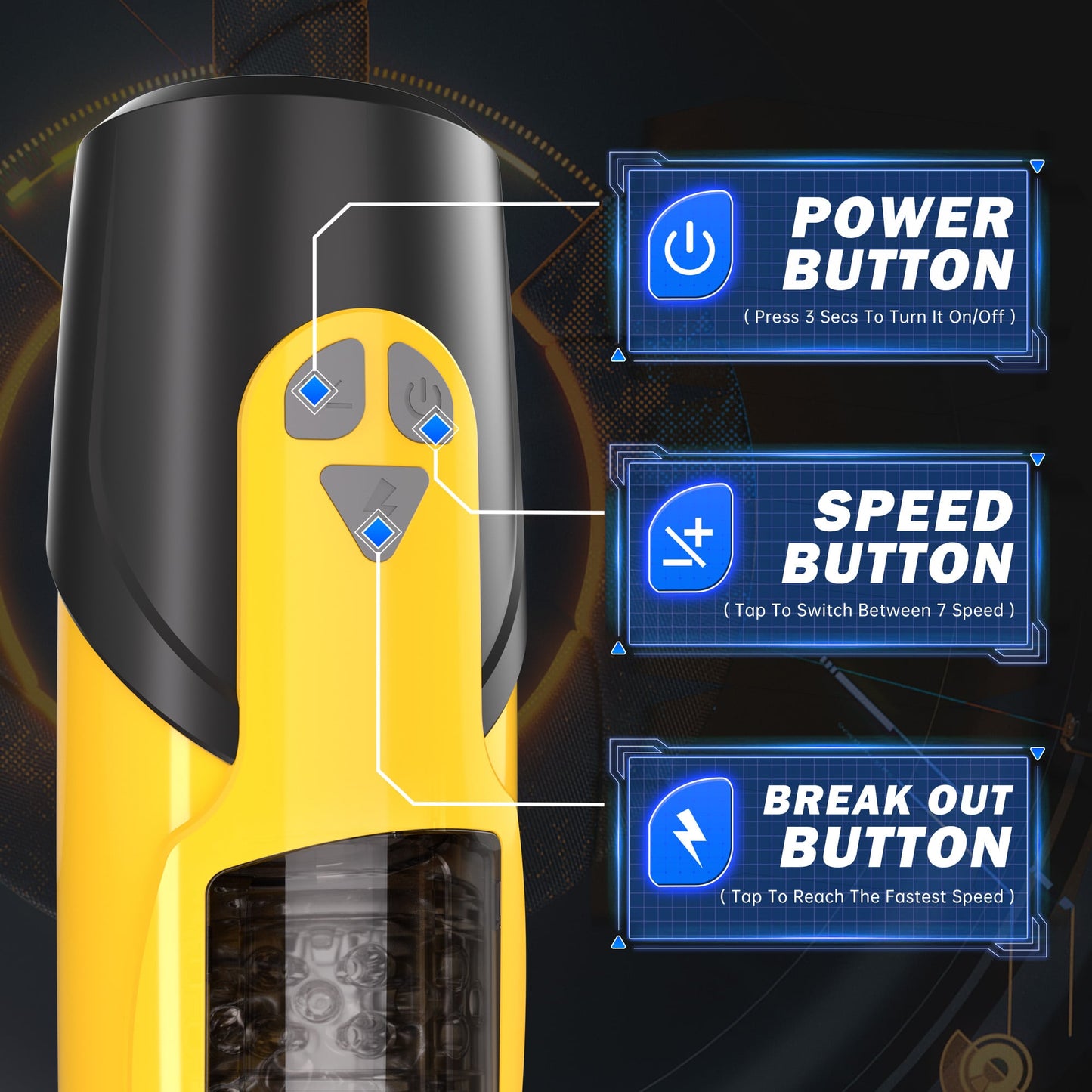 DARK KNIGHT | Rotating & Thrusting Automatic Masturbator