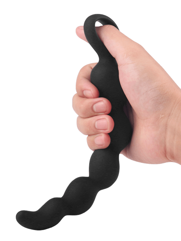 Long Unique Flexible Gay 9'' Anal Beads Butt Plug