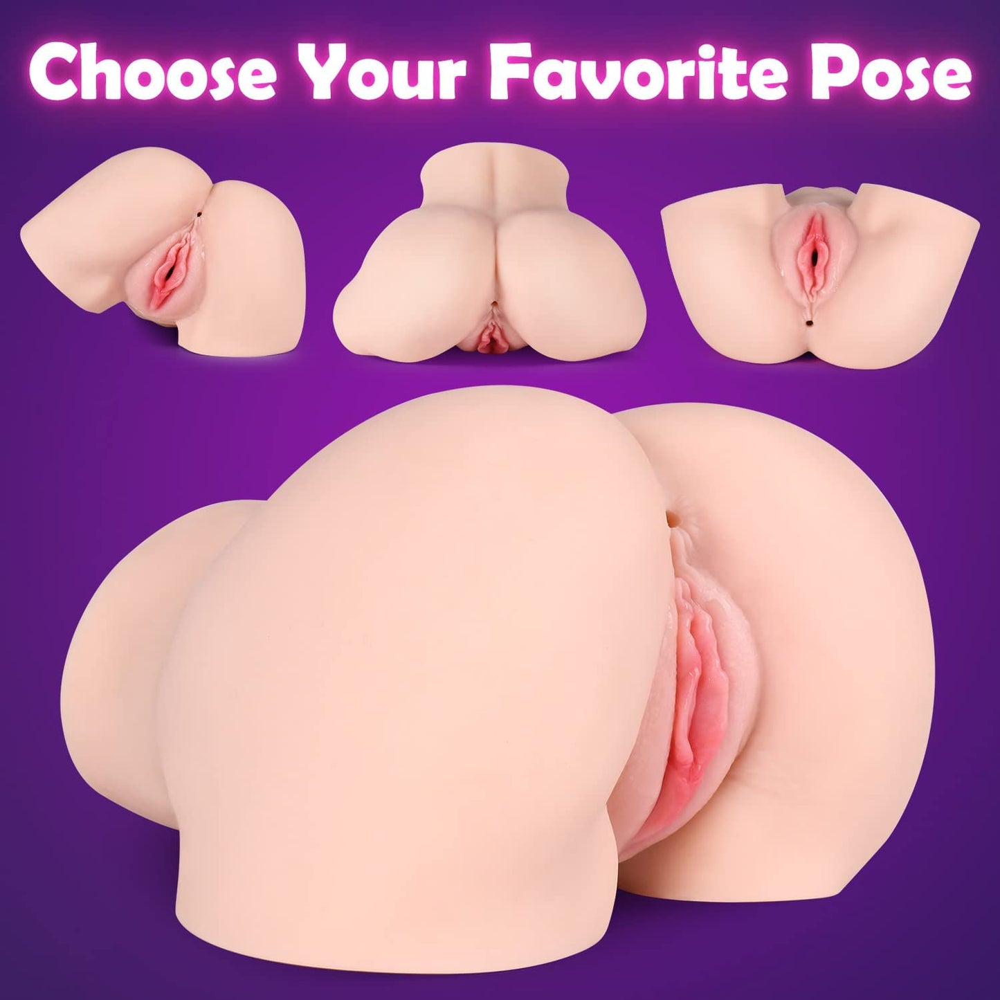 6.2LB Vibrating Sex Dolls Male Masturbators with 10 Vibration Modes