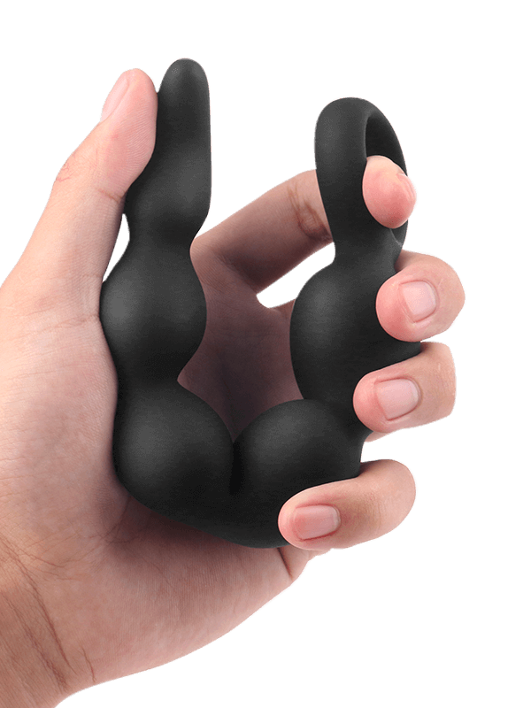 Long Unique Flexible Gay 9'' Anal Beads Butt Plug