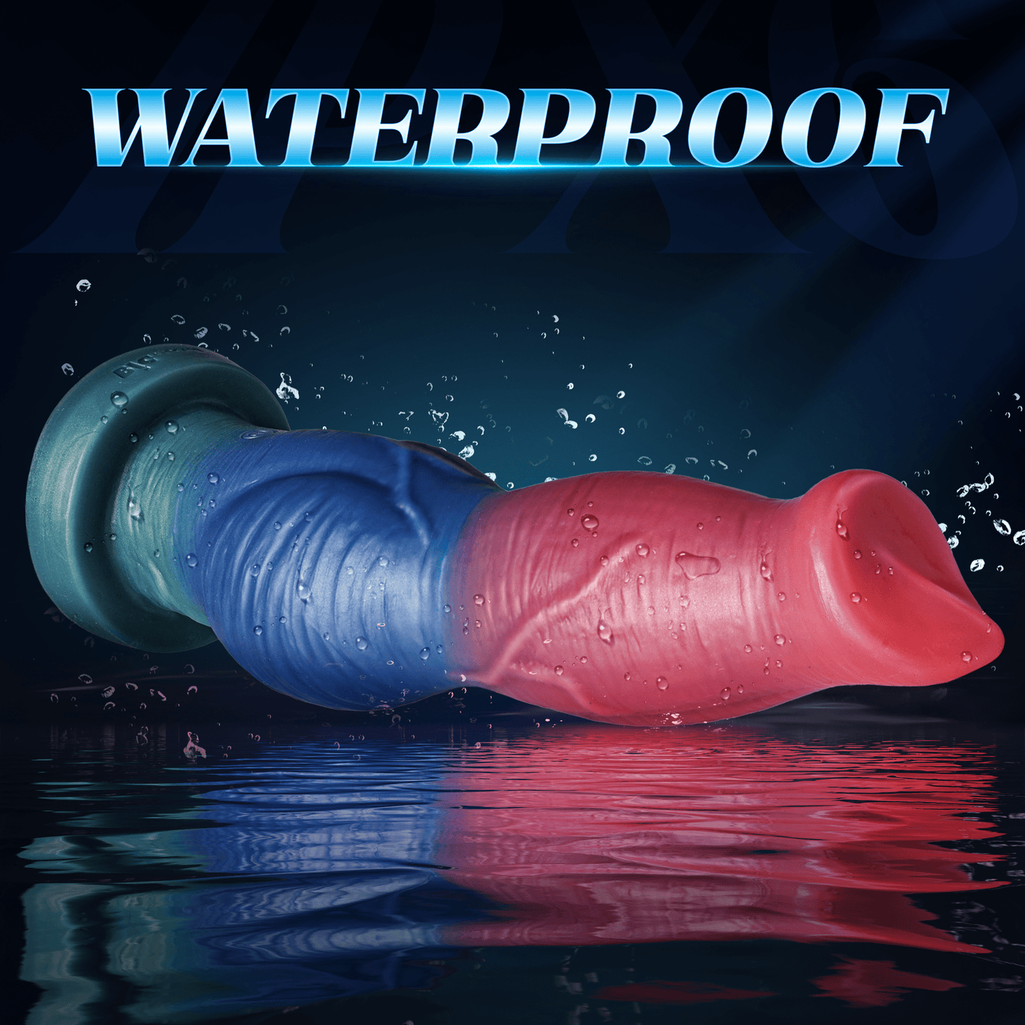 10" Knot Huge Dildo Women Sex Toy with 7 Vibration 7 Thrusting Mode