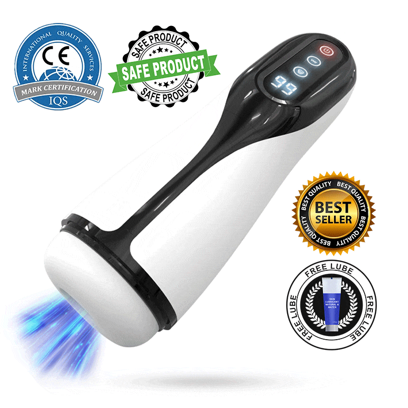 Strong Sucking & Vibrating Male Heating Masturbator