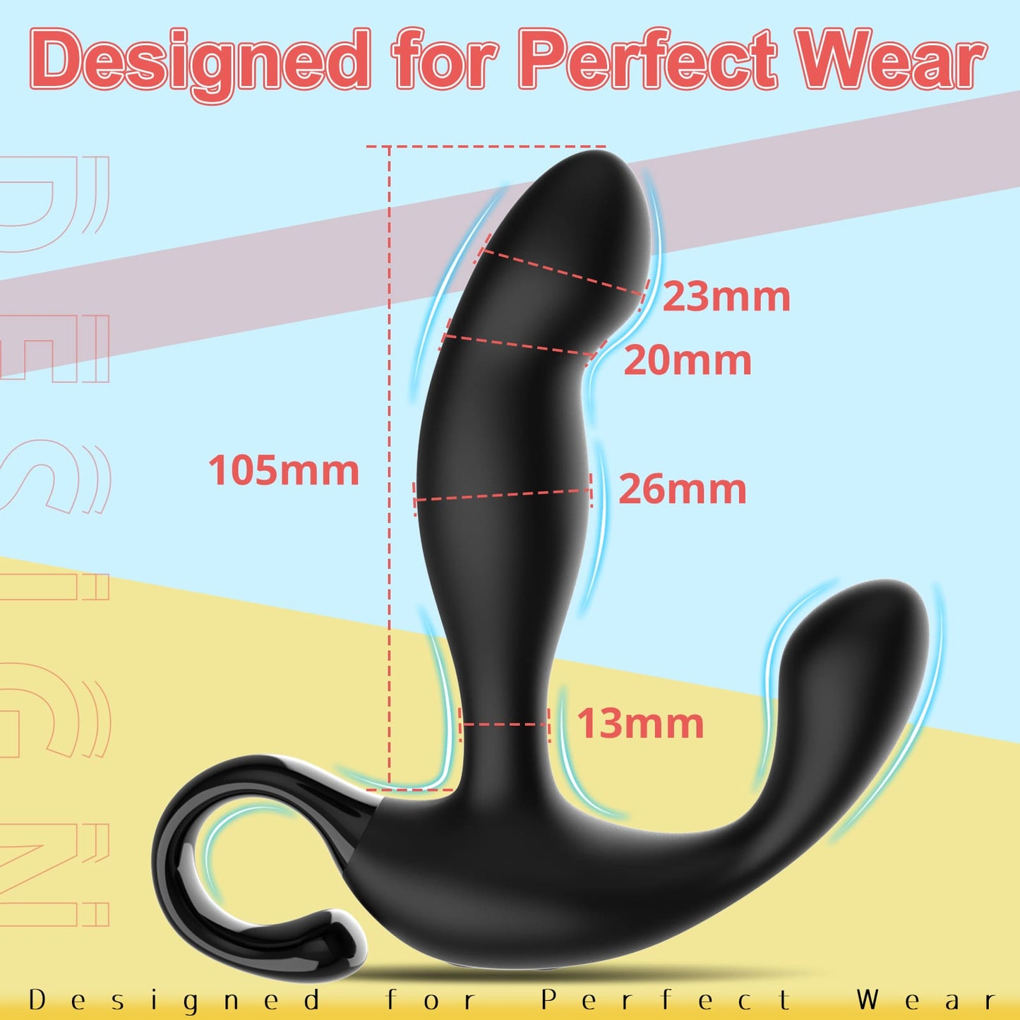 3 in 1 Internal and External Stimulation Remote Control Vibrator