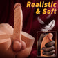 Realistic TPE Torso Male Sex Doll Masturbator with Dildo