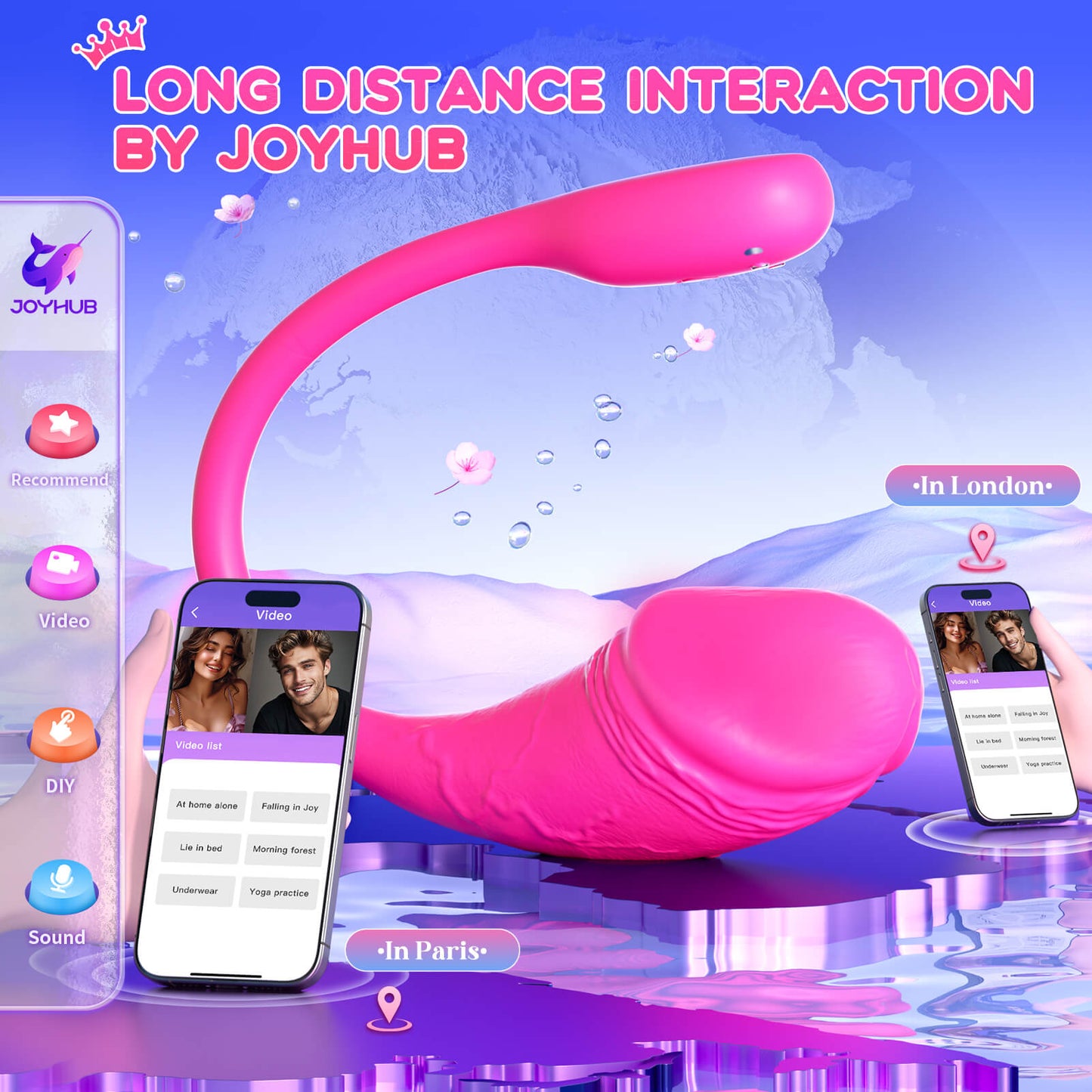 Wearable App Control Multiple Stimulation Egg Vibrator