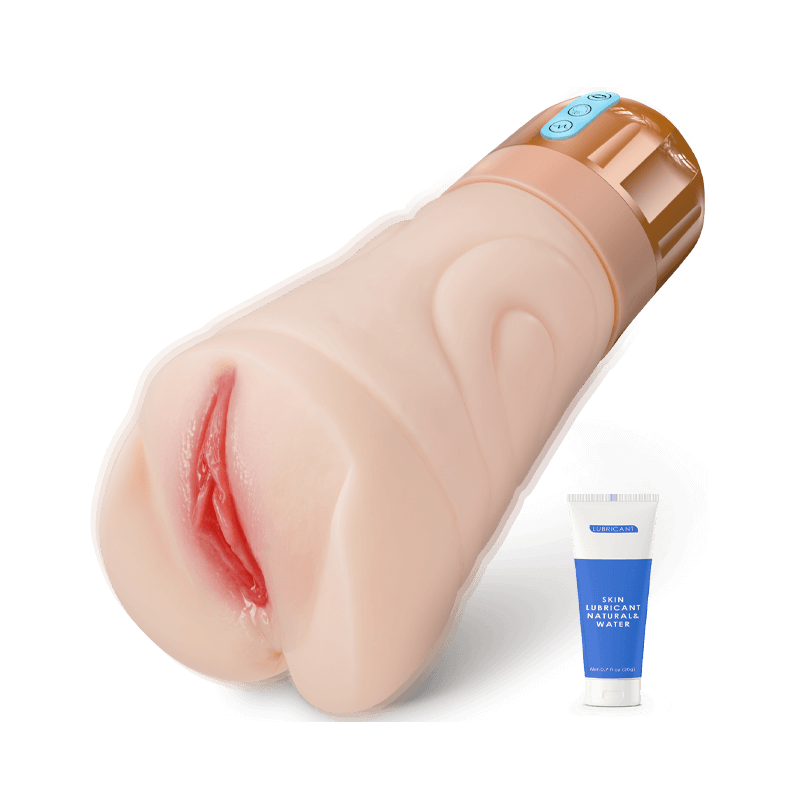 BEYATE| Unique Innovative Vibrating and Suction Pocket Pussy Male Masturbator