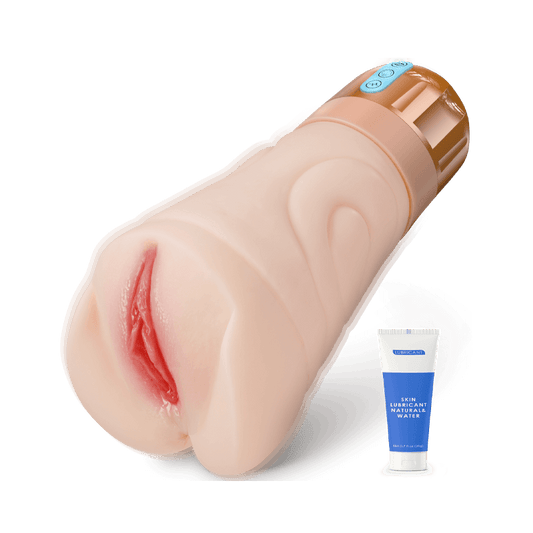 BEYATE| Unique Innovative Vibrating and Suction Pocket Pussy Male Masturbator