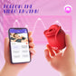 2024 APP Control Rose Suction Clitorial Stimulator Vibrator