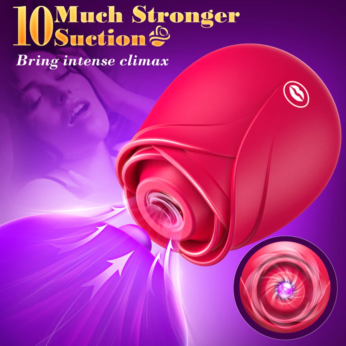 JASMINE|Clitoris Rose Suction Vibrator - Sohimi