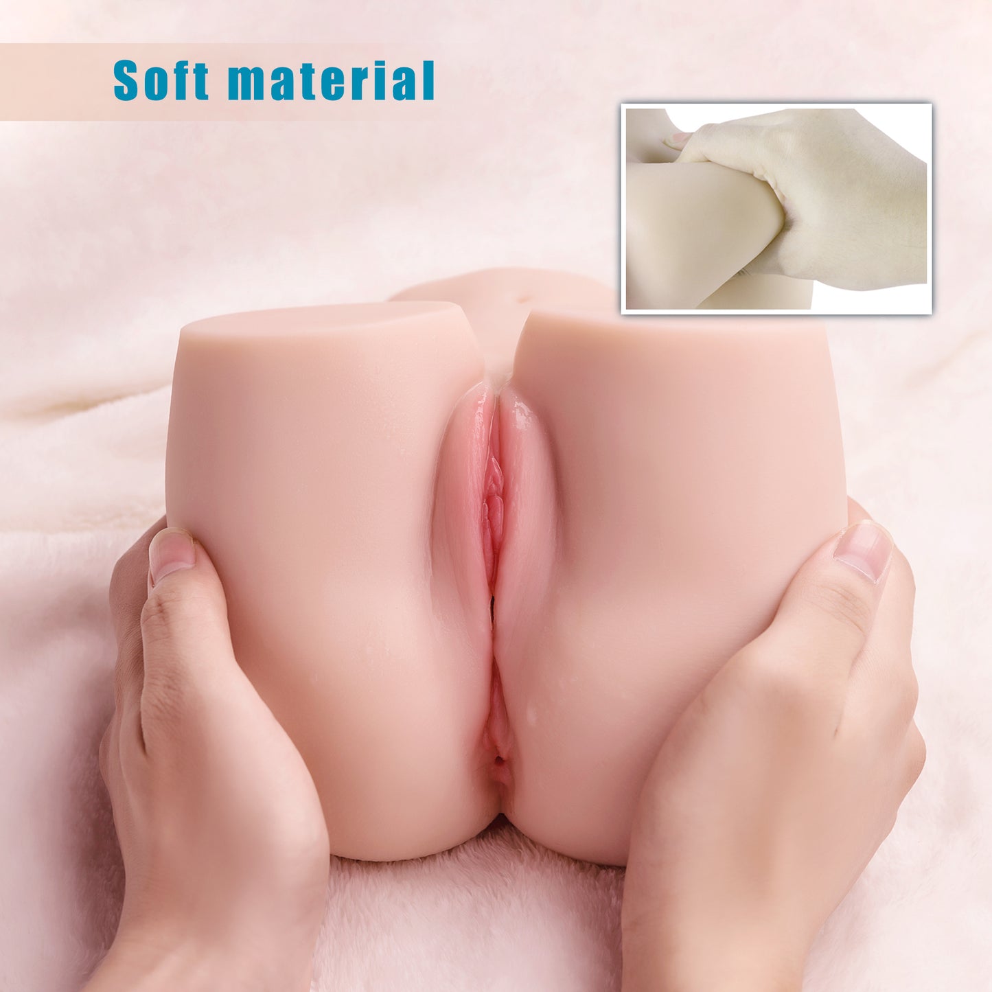 4.6lbs Male Masturbator Sex Pocket Pussy Ass Realistic Butt