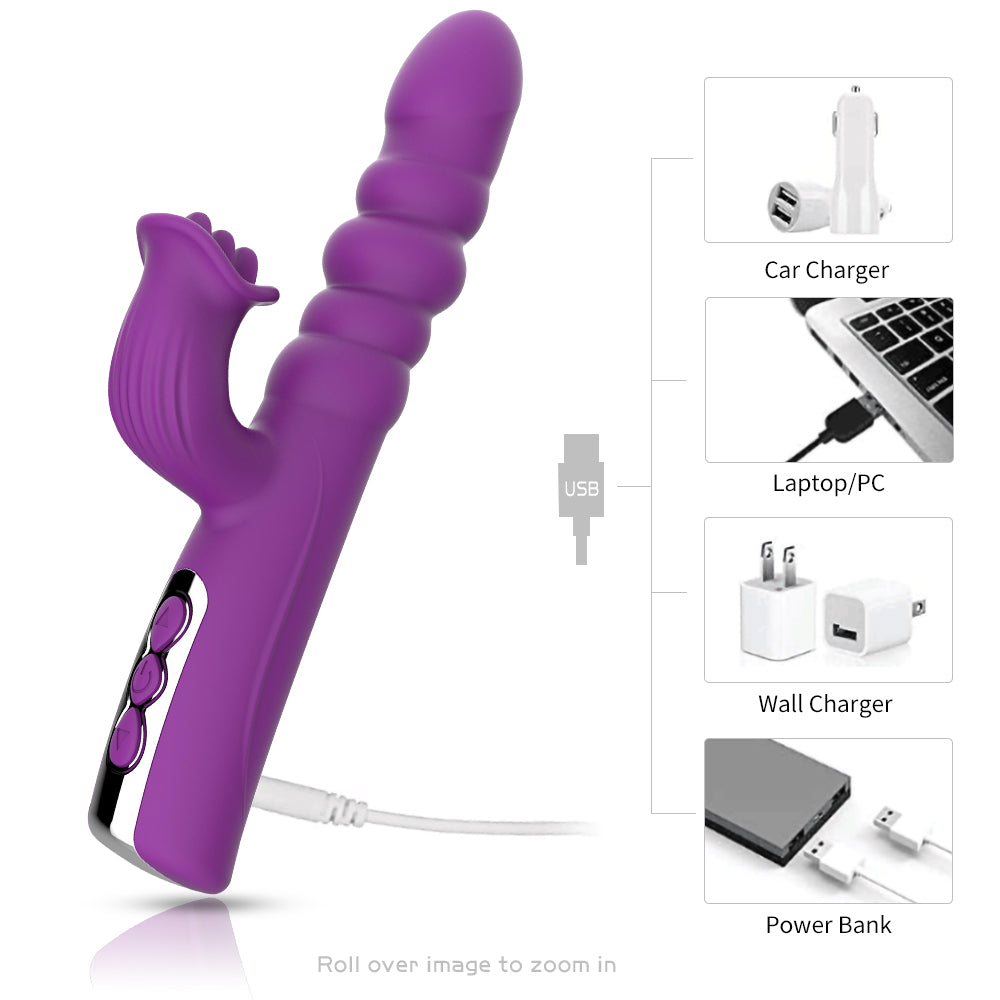 Thrusting  Vibrator with 8 Vibrations
