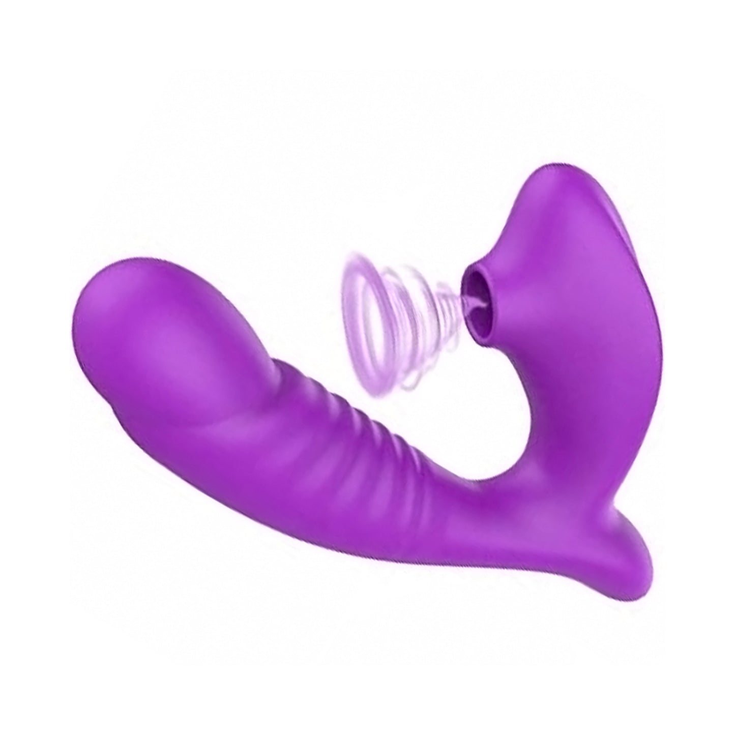 Newly 2 in 1 G-spot Clitoral Sucking Vibrator
