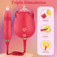 3 in 1 Rose Sex Stimulator for woman with 10 Tapping Modes