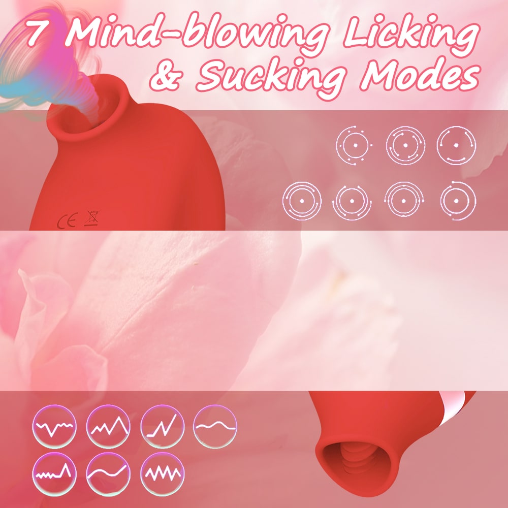 7 Vibration Swing Love Egg Sucking Licking Portable Size Stimulator