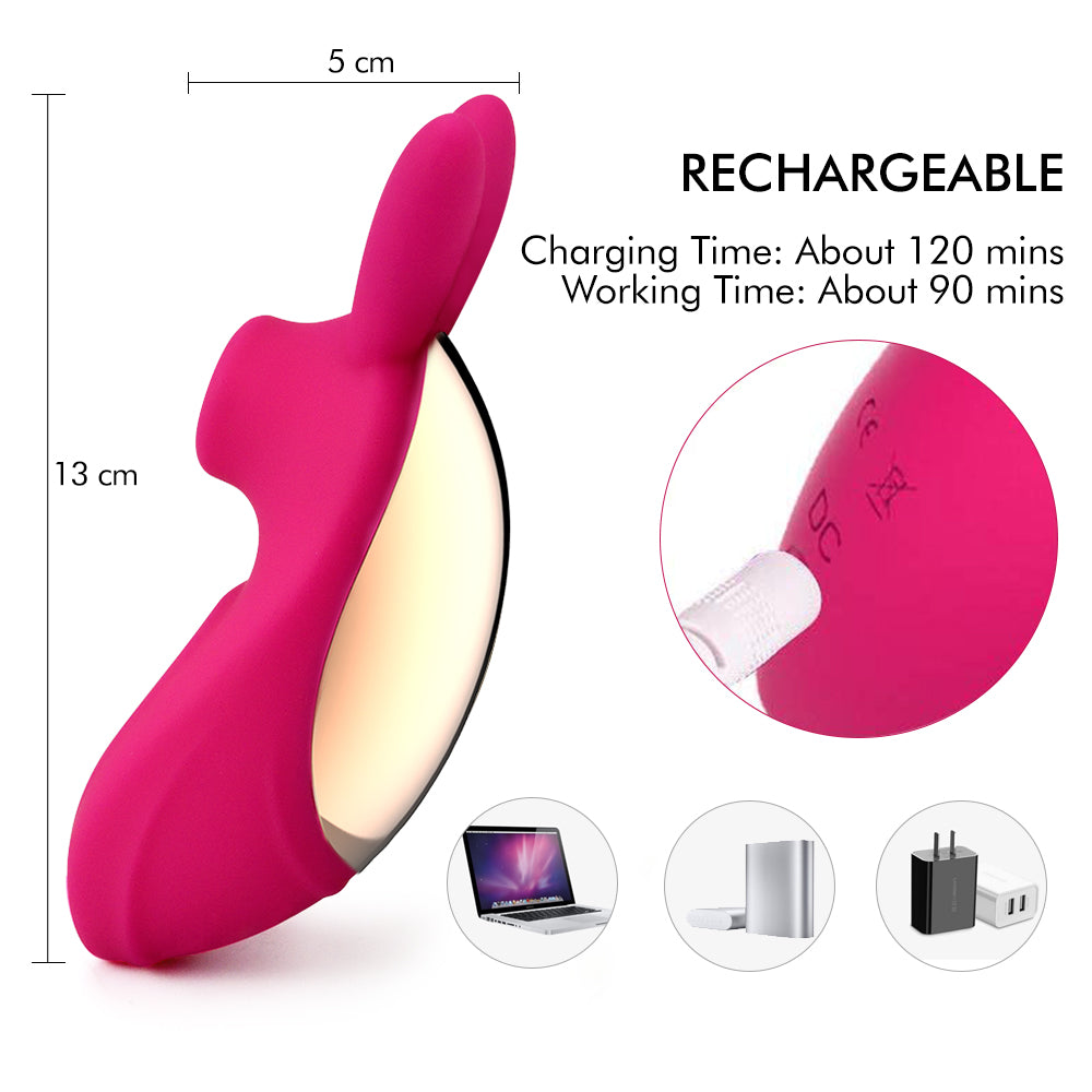 3-IN-1Rabbit Vibrator with Sucking  and Licking