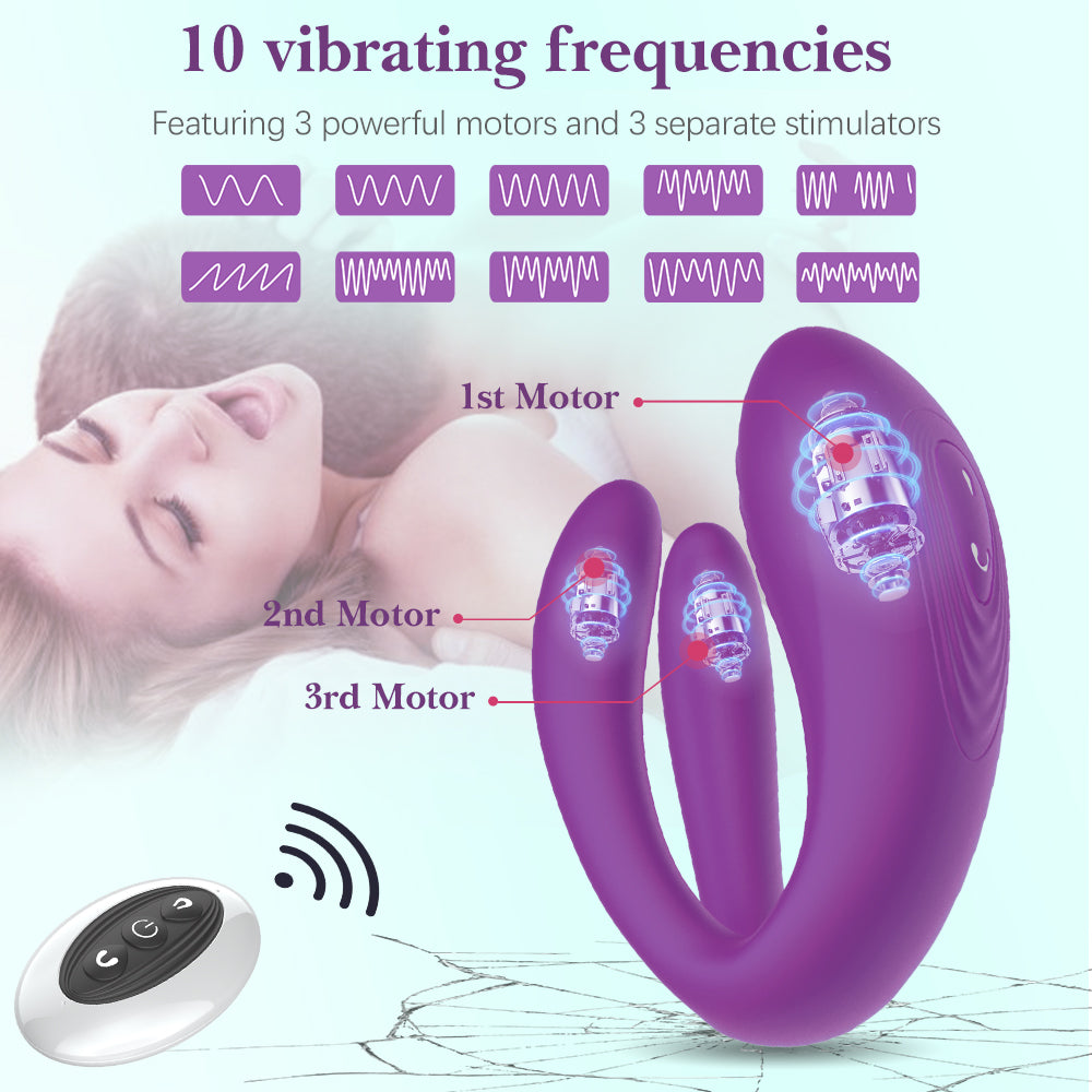Waterproof  Wireless Couple Vibrator