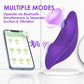 App Controlled Butterfly Vibrator with Remote-Purple