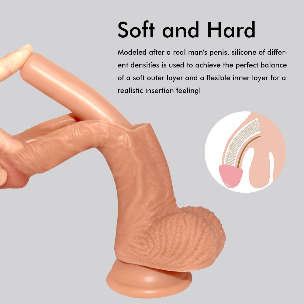 Babejuicy | Dual Density Realistic Suction Cup Dildo