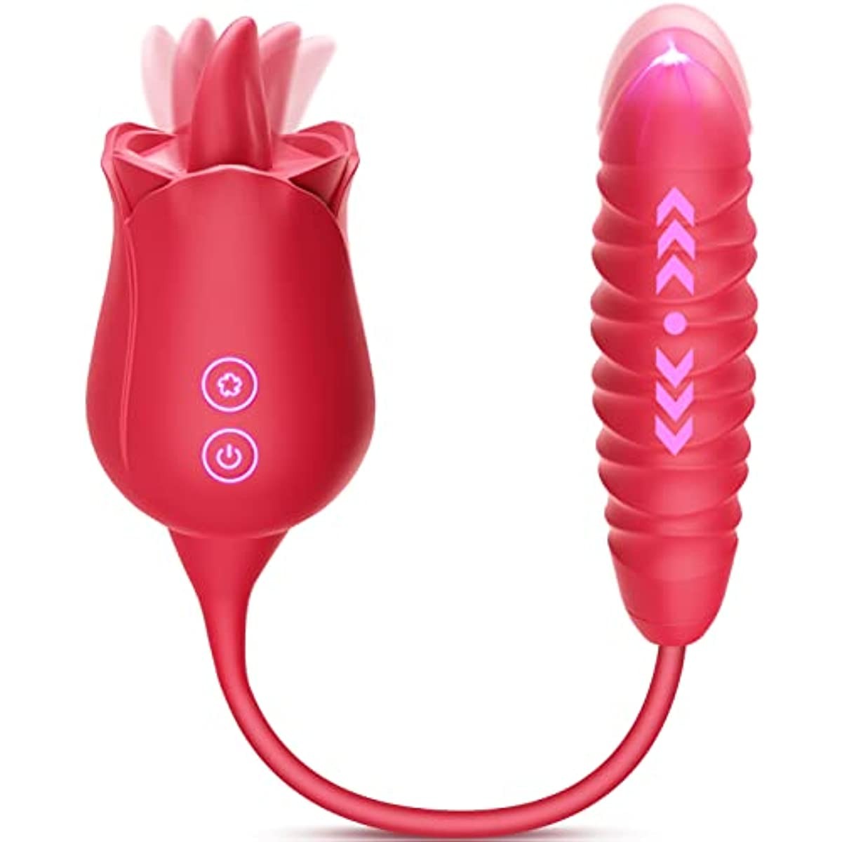 Orgasm in 30 Seconds Multiple Stimulation Rose Vibrator