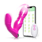 4 IN 1 Dual Stimulation Wearable Vibrating Panties Vibrator