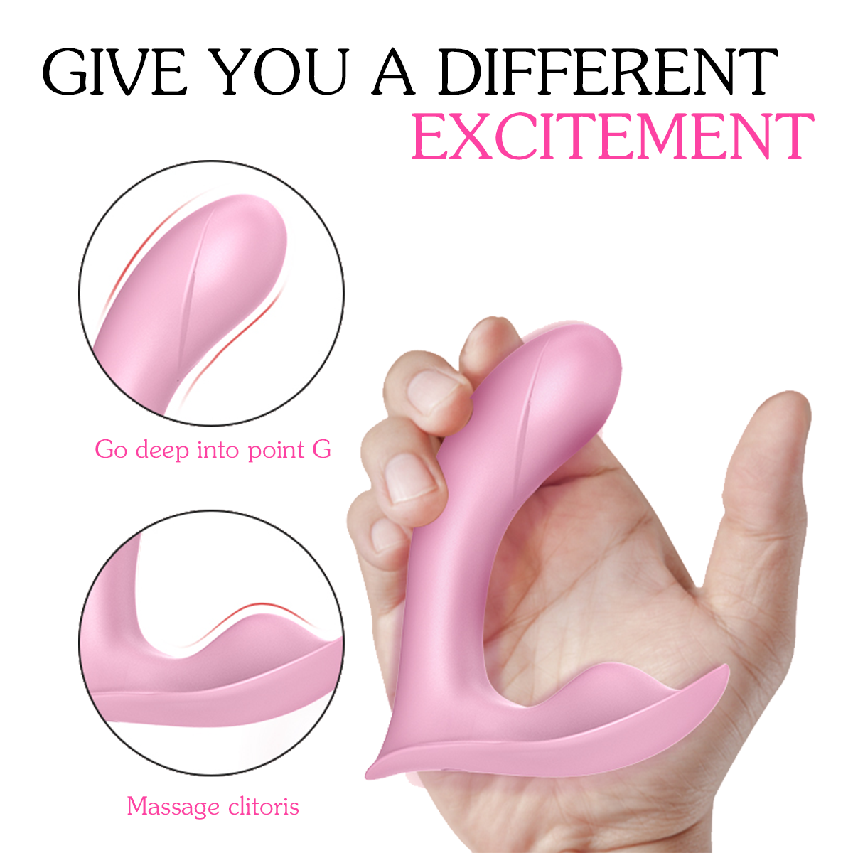 Wearable Panty Vibrator with Wireless Remote Control