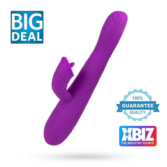 Specially-Made G-Spot Vibratior with Finger Bunny Tongue