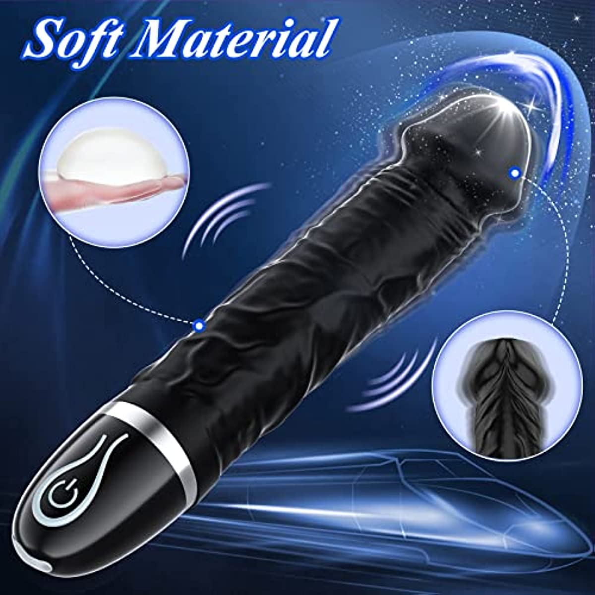 G Spot Vibrator Dildo with 7 Vibration Modes Realistic Dildos